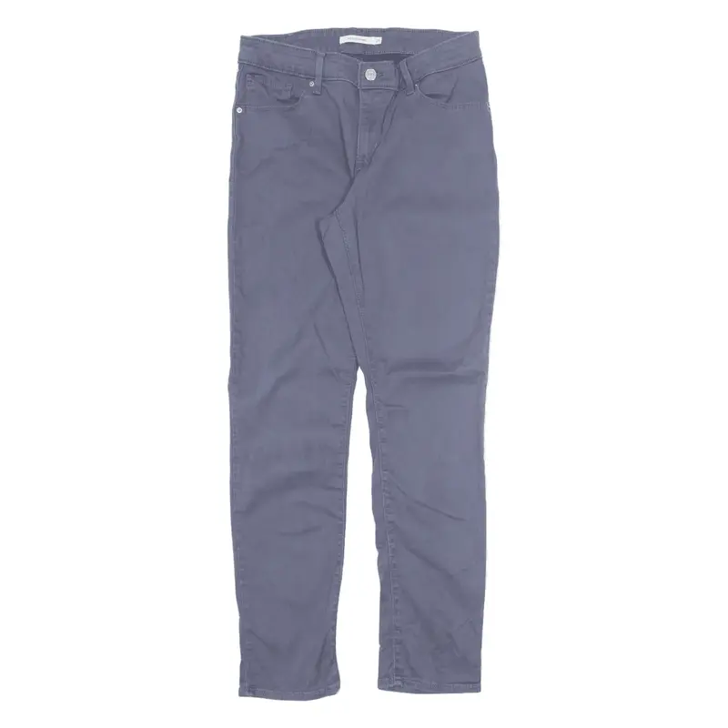 LEVI'S Mid Rise Trousers Blue Slim Skinny Womens W29 L29