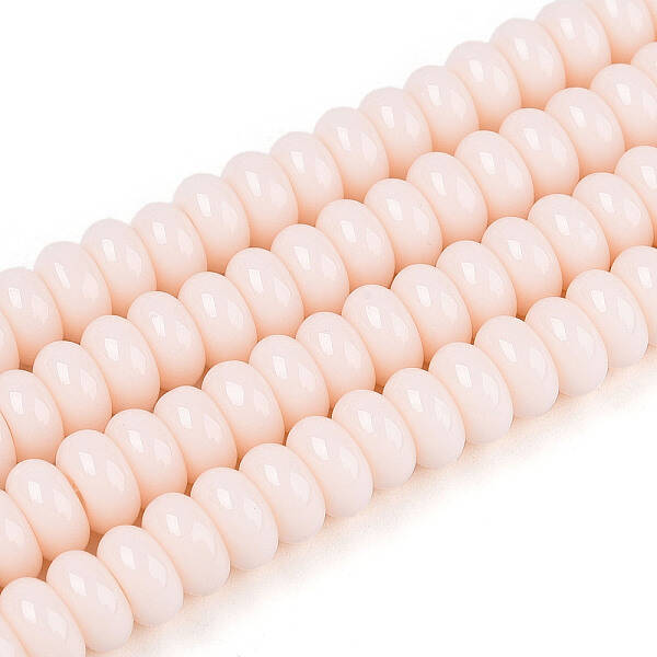 Baking Paint Glass Beads Strands