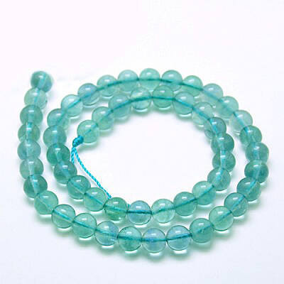Natural Blue Fluorite Beads Strands