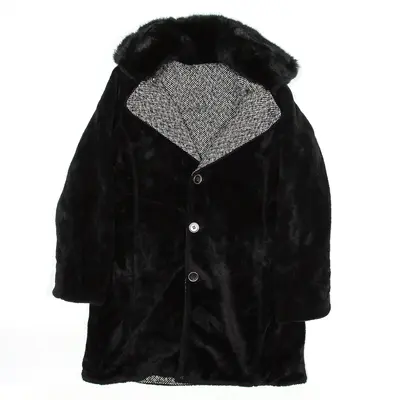 Reversible Trench Coat Black Womens L