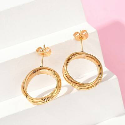 304 Stainless Steel Stud Earrings