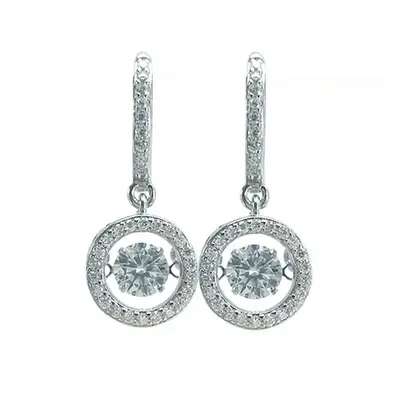 【248】1CT*2 SYNTHETIC MOISSANITE EARRINGS
