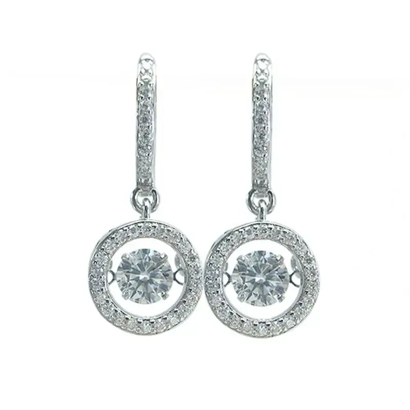 【248】1CT*2 SYNTHETIC MOISSANITE EARRINGS