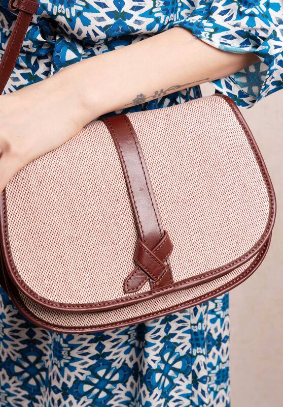 Crossbody Bag Sedro Toile Bordeaux | Color: BORDEAUX | Size: U