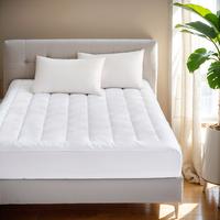 Overfilled Plush Hypoallergenic Down Alternative Waterproof Mattress Pad, Cooling Mattress Topper - Soft & Comfy Pillow Top M...