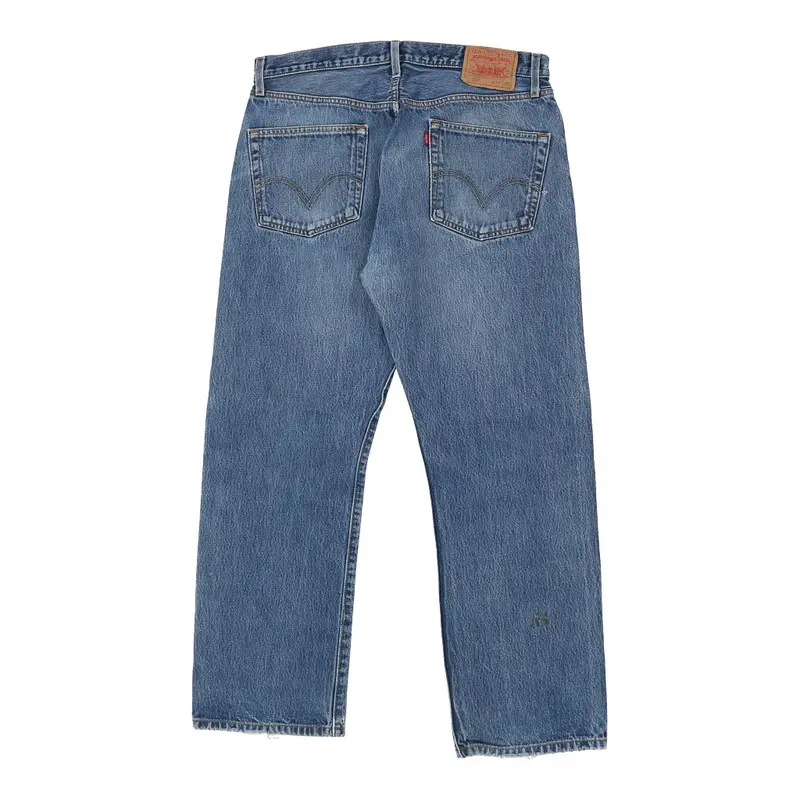 501 Levis Jeans - 34W 30L Blue Cotton