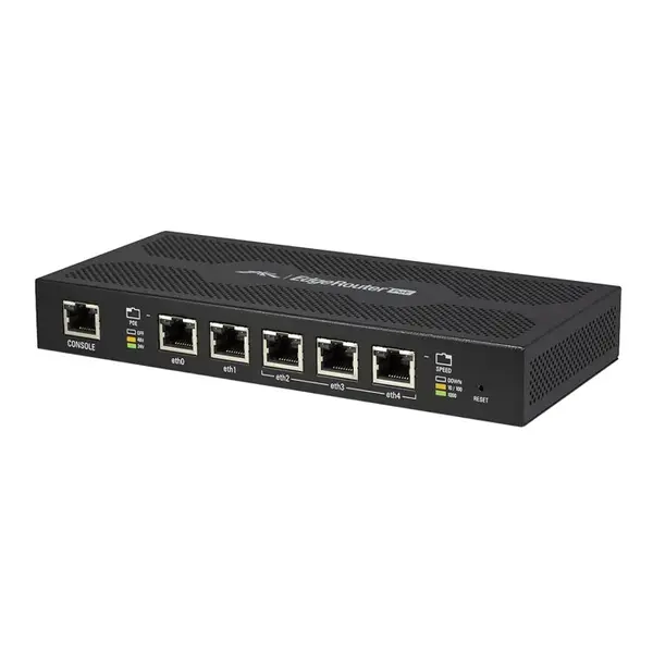 Ubiquiti ERPoe-5 | EdgeRouter 2 x PoE 1000Base-T Router Ports + 3 x PoE 1000Base-T Switch/Router Ports Advanced Network Route...