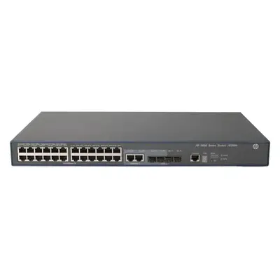HP JG299B | FlexNetwork 3600 EI Series 3600 24 v2 24 x 10/100Base-TX RJ-45 and 4 x 1GbE SFP + 2 x Shared GE RJ-45 Ports Layer...