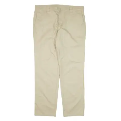 JOSEPH Trousers Beige Regular Straight Mens W38 L33