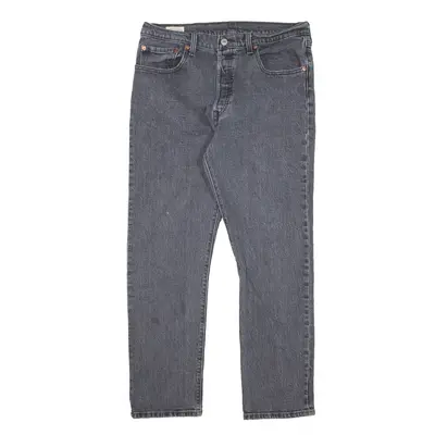 LEVI'S 501 BIG E Jeans Grey Denim Regular Straight Womens W31 L28