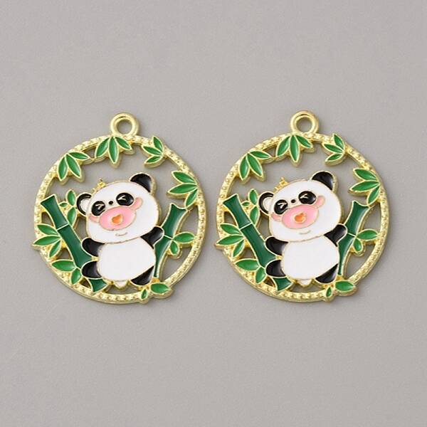 Alloy Enamel Pendants