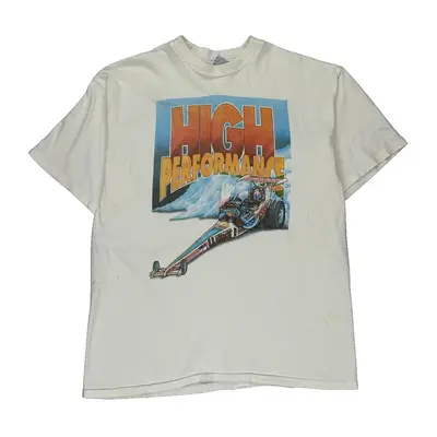 Hanes Graphic T-Shirt - XL White Cotton
