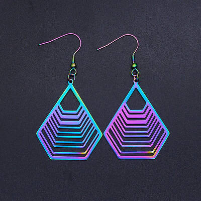 201 Stainless Steel Dangle Earrings