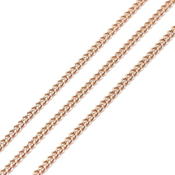 Ion Plating(IP) 304 Stainless Steel Curb Chains