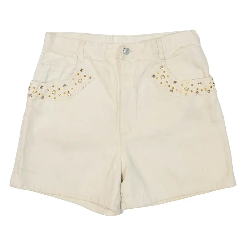 Womens Casual Shorts Beige M W30