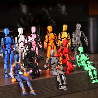 3d Printed Robot Toy, 1 Count 5.5-inch Multi-jointed Action Figure, Full Body Mechanical Movable Toy, Creative Gifts for Frie...