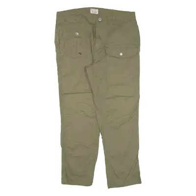 LEVI'S Womens Trousers Green Regular Tapered W32 L26