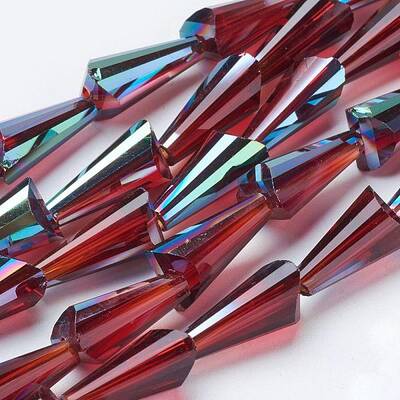 Electorplated Glass Beads