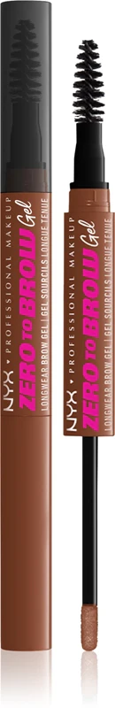 NYX Professional Make-up Zero To Brow Eyebrow Gel with applicator color 04 Auburn 2 ml