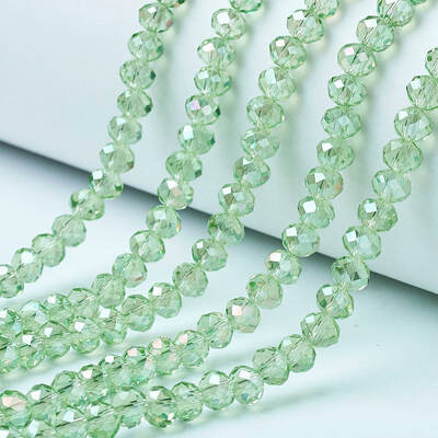 Electroplate Glass Beads Strands