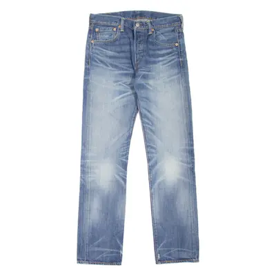 LEVI'S 501 Jeans Mens Blue Regular Straight Stone Wash W30 L32