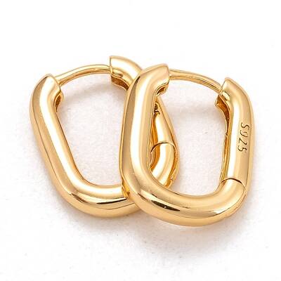 925 Sterling Silver Huggie Hoop Earrings