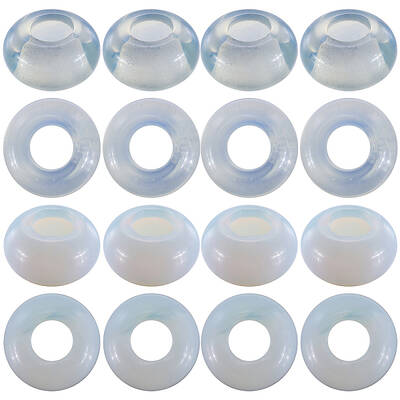 16Pcs Opalite European Beads