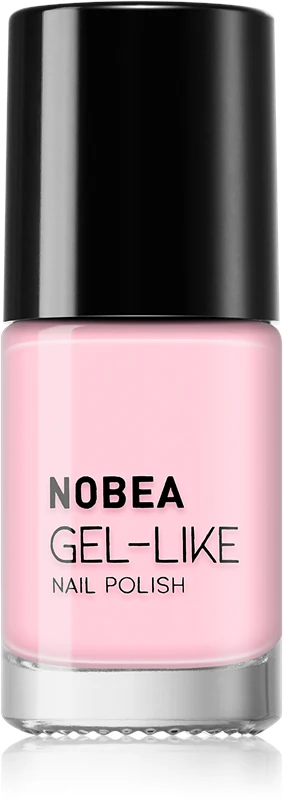 NOBEA Day-to-Day Gel-like nail polish gel effect color #N68 Pink cream 6 ml