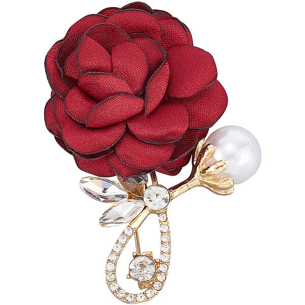 Cloth Flower Brooches