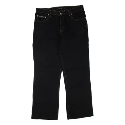 CALVIN KLEIN JEANS Womens Jeans Black Regular Straight W32 L27