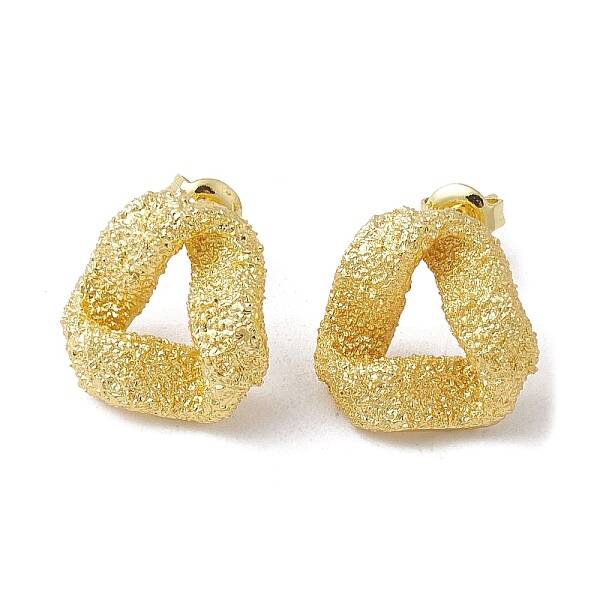 Brass Stud Earrings