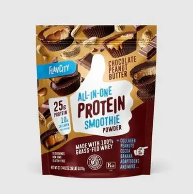 Chocolate Peanut Butter Protein Smoothie