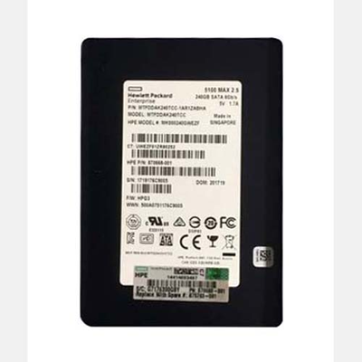 HP 875703-001 | 240GB SATA 6Gb/s Hot Swappable Mixed Use SFF 2.5-Inch Solid State Drive for ProLiant BL460c Gen10