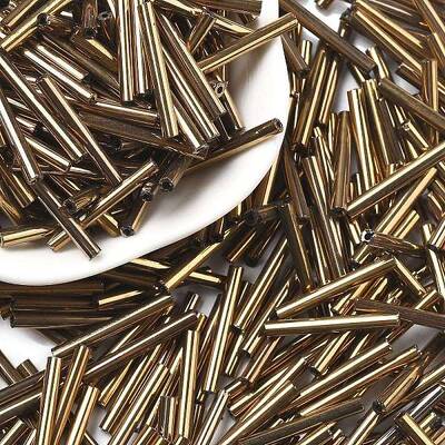 Glass Bugle Beads