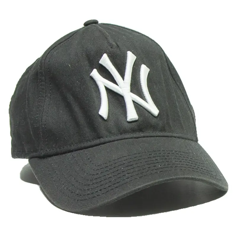NEW ERA NY Mens Baseball Cap Black ONE SIZE