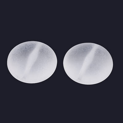 Transparent Frosted Acrylic Beads