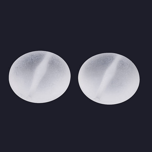 Transparent Frosted Acrylic Beads