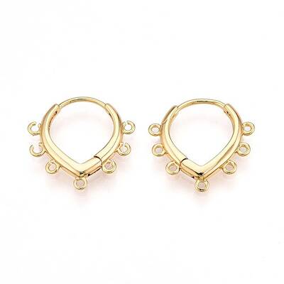 Brass Hoop Earring Finding