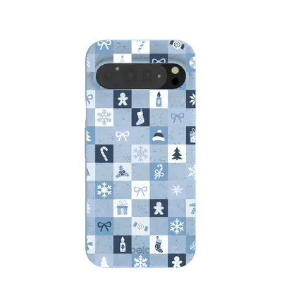 Powder Blue Winter Quilt Google Pixel 9 Pro XL Case