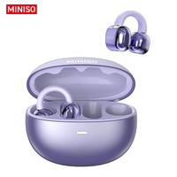 MINISO MS198 Clip-on Design Wireless Earphones Bluetooth 6.0 No-sense wearing HiFi Stereo Sound Audio Wireless Headphones for...