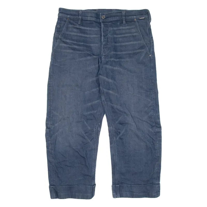 G-STAR RAW Mens Jeans Blue Loose Straight W33 L23