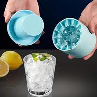 Silicone Ice Cube Mold, 1 Count Easy Release Ice Cube Maker, Ice Tray for Freezer, Kitchen Accessories for Home Use
