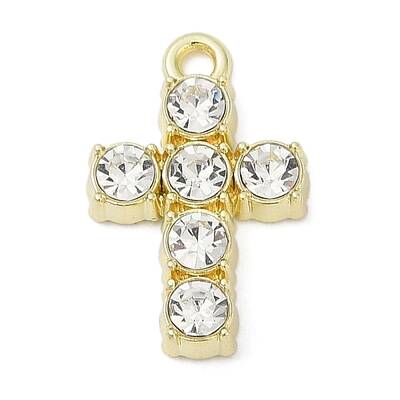 Alloy Pendants with Rhinestone