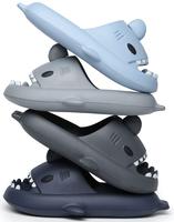 Men's and Women's Shark Slides Cloud Slippers Summer Novelty Open Toe Slide Sandals Anti-Slip Beach Pool Shower Shoes with Cu...