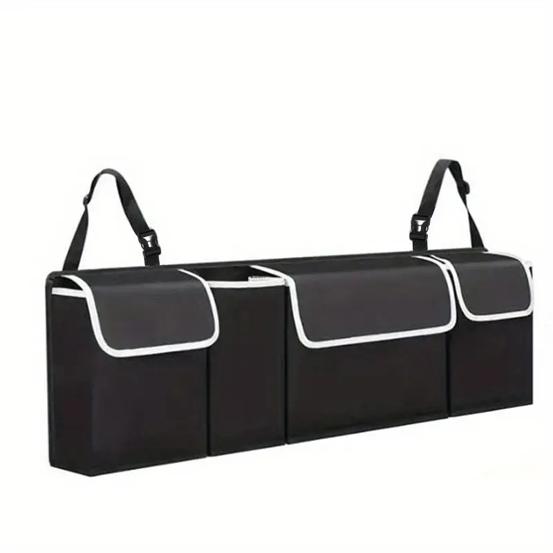 Large Capacity Car Trunk Organizer, Waterproof & Dustproof Oxford Car Seat Back Storage Box, Car Interior Stowing & Tidying�...