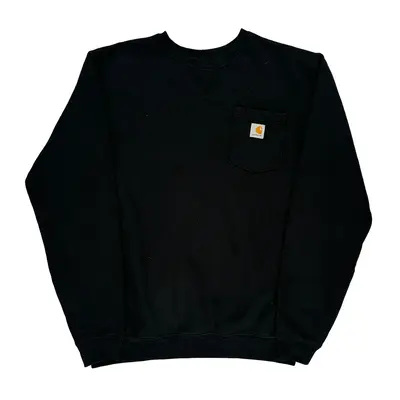 Carhartt Tall Sweatshirt - Large Black Cotton Blend | Size: large