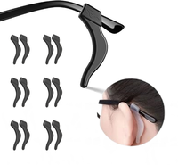 Eyeglass Ear Grips - 6 Pairs - Anti Slip Eyeglass Holder Ear Grip Sunglasses Retainer Temple Tip Reading Glasses Holder Eyegl...
