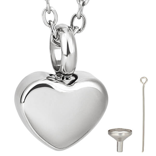 Stainless Steel Urn Ashes Necklace