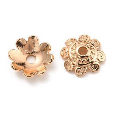 Rack Plating Brass Bead Cap