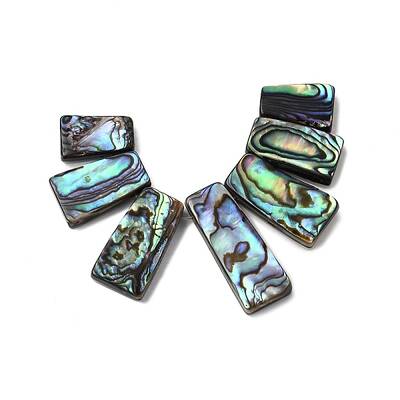 Natural Paua Shell Beads Strands